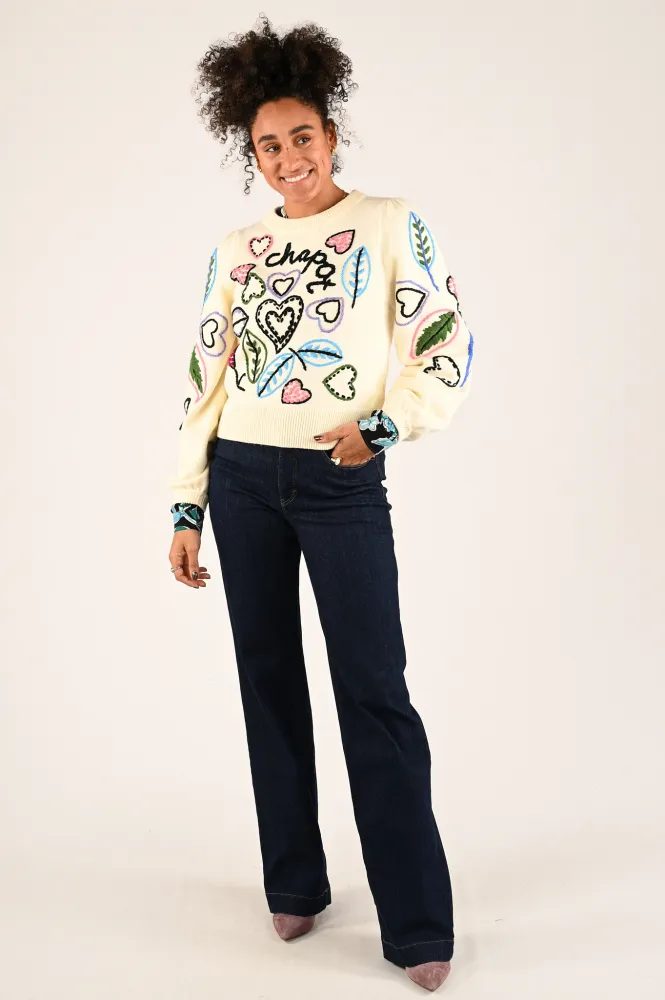 FABIENNE CHAPOT TRUI OFF WHITE  