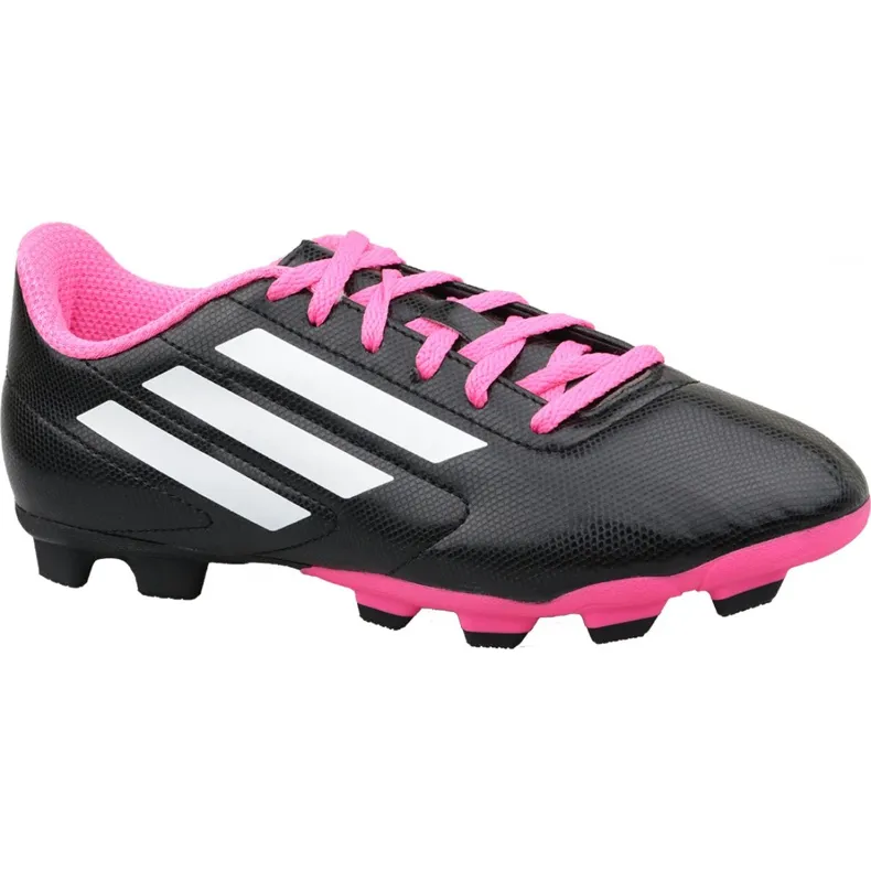 Adidas Conquisto Fg Jr B25594 voetbalschoenen veelkleurig zwart