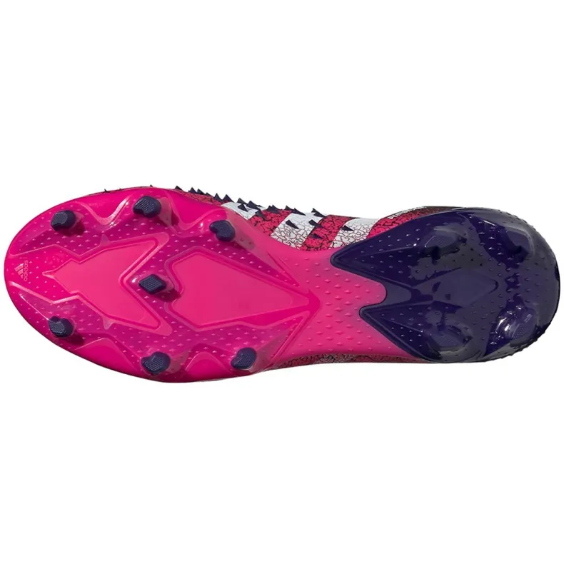 Adidas Predator Freak.2 Fg S42981 voetbalschoenen veelkleurig roze