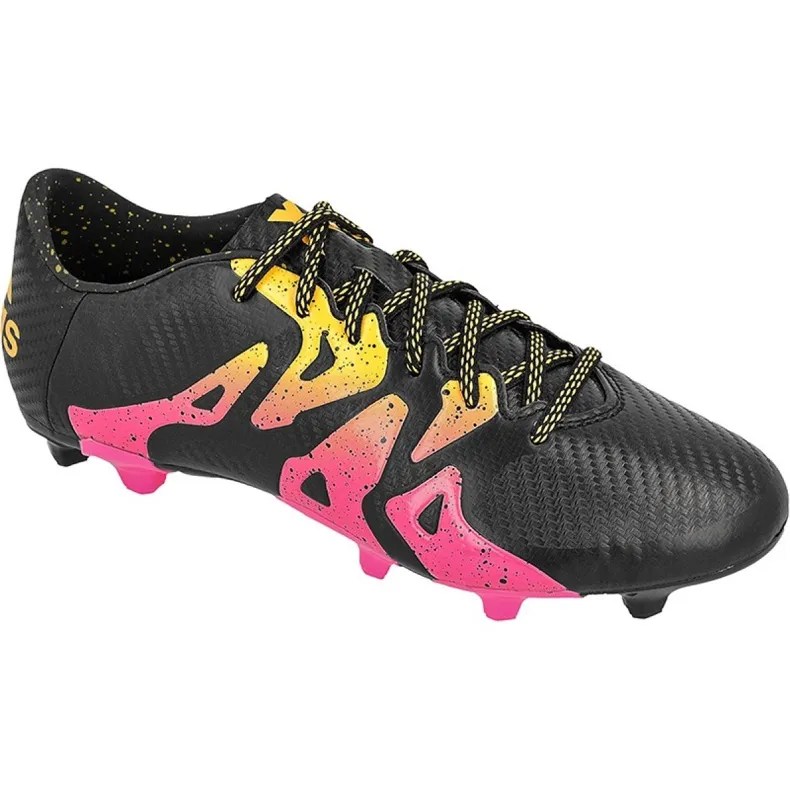Adidas X 15.3 FG / AG M S74633 voetbalschoenen zwart zwart