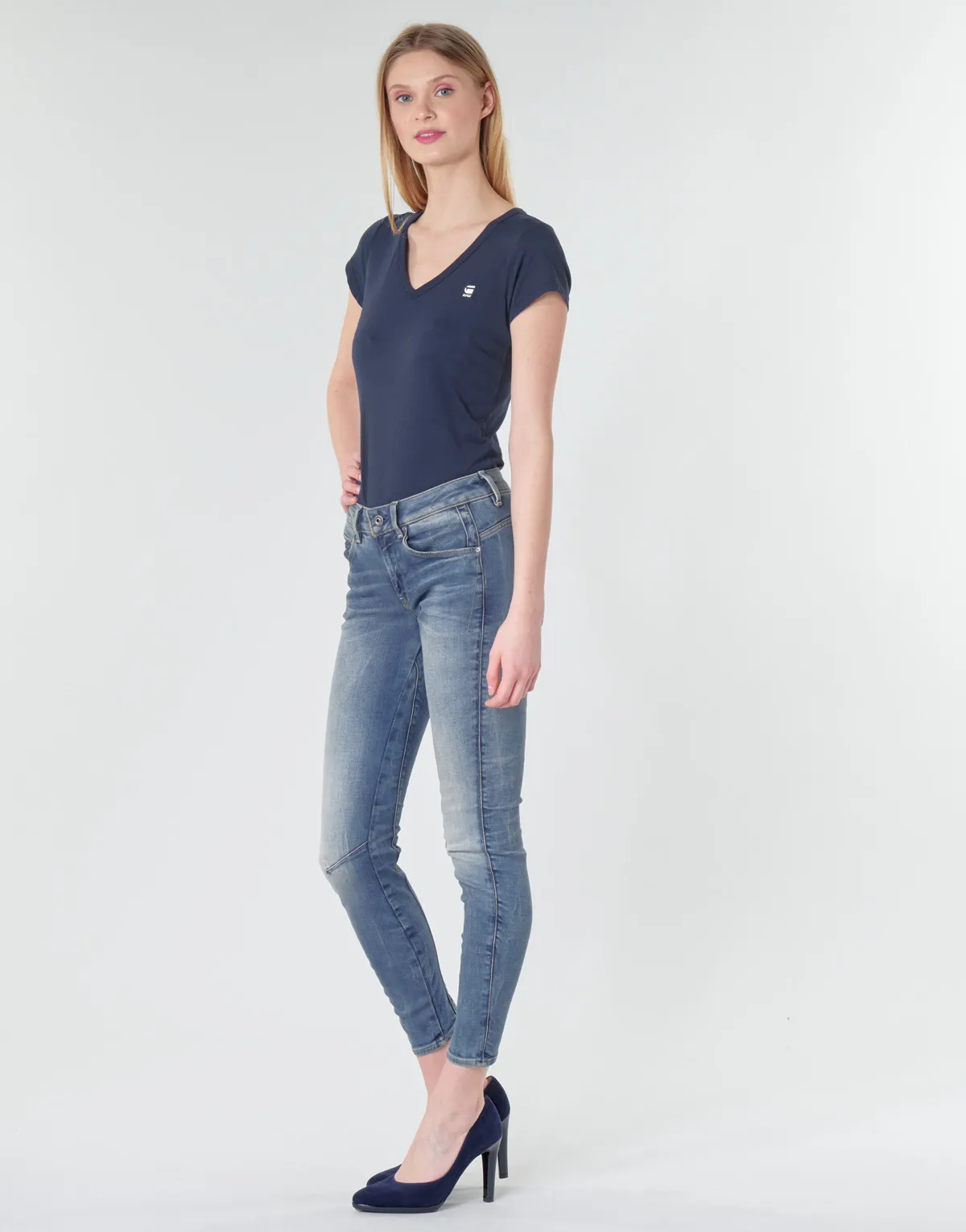 ARC 3D MID SKINNY WMN