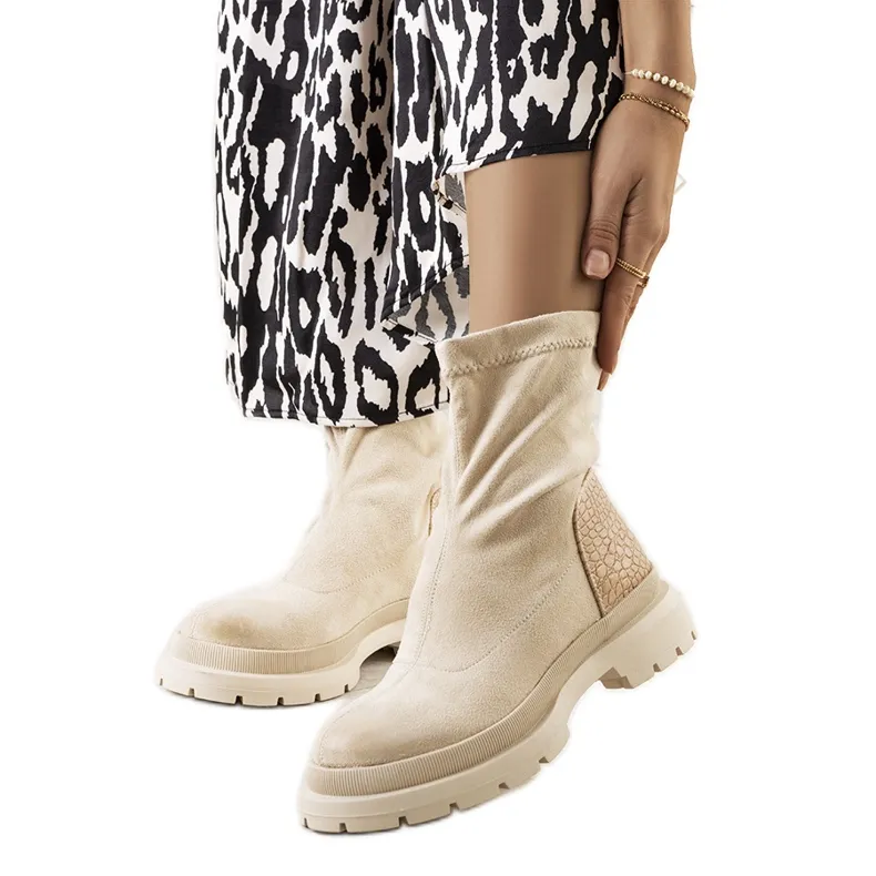 Beige Markha laarzen