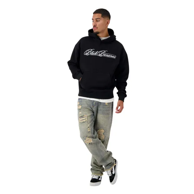 Black Bananas Calligraphy hoody