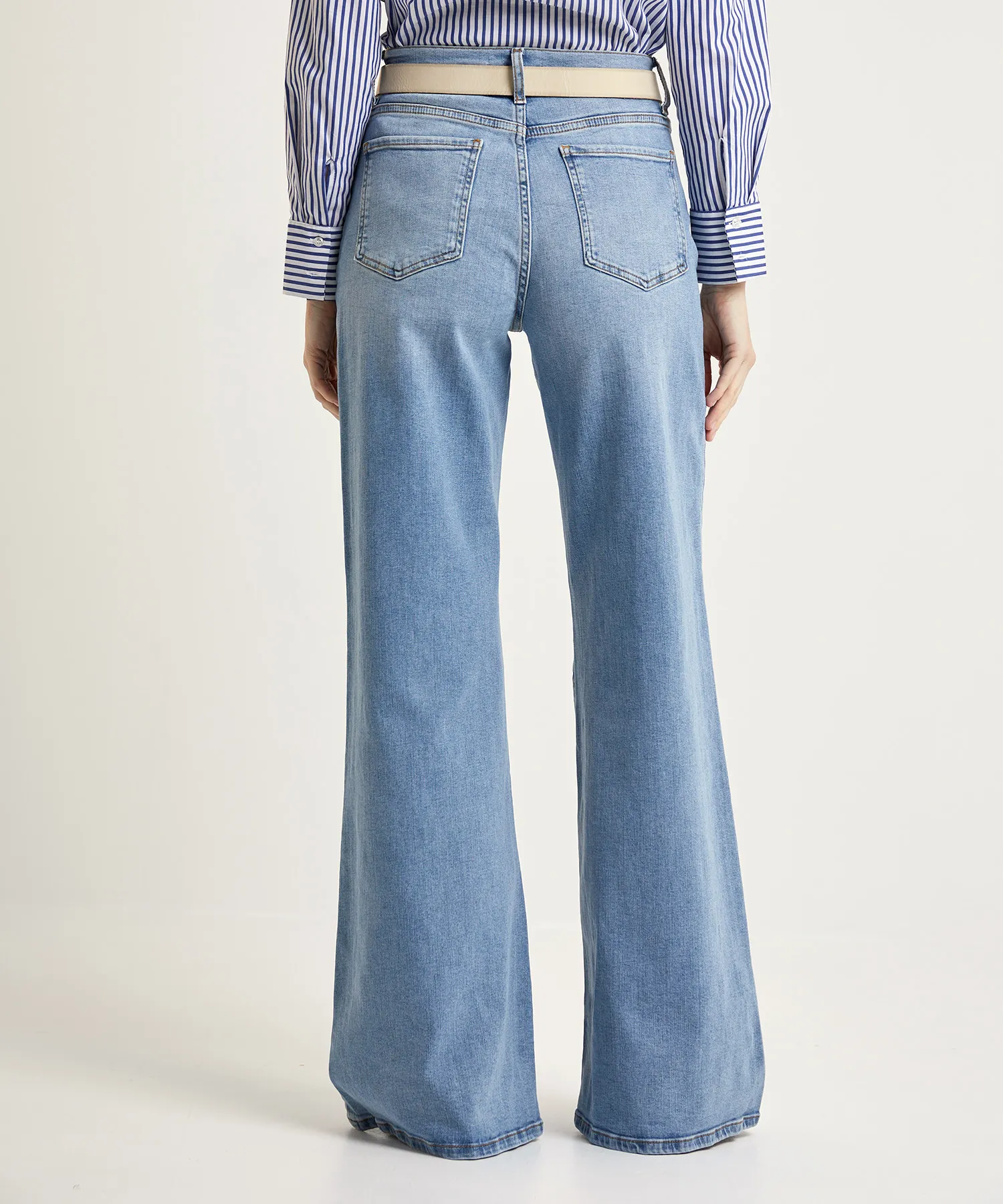 BYBAR WIDE LEG JEANS FEMME