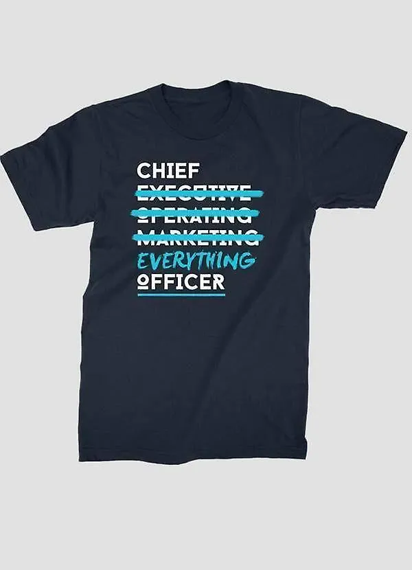 CHIEF EVERYTHING OFFICER PRINTED TSHIRT