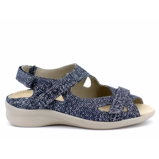 Durea 7376 wijdte H Sandalen Blauw