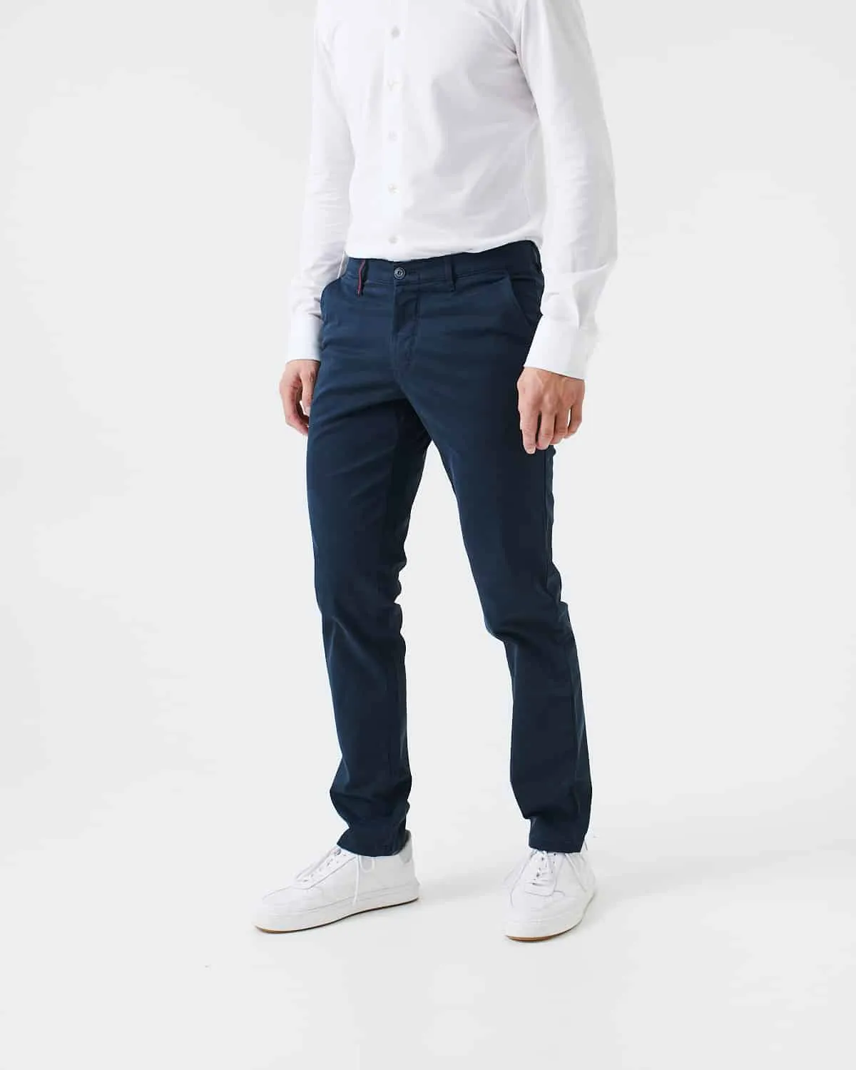 Gardeur Benito blauwe modern fit chino