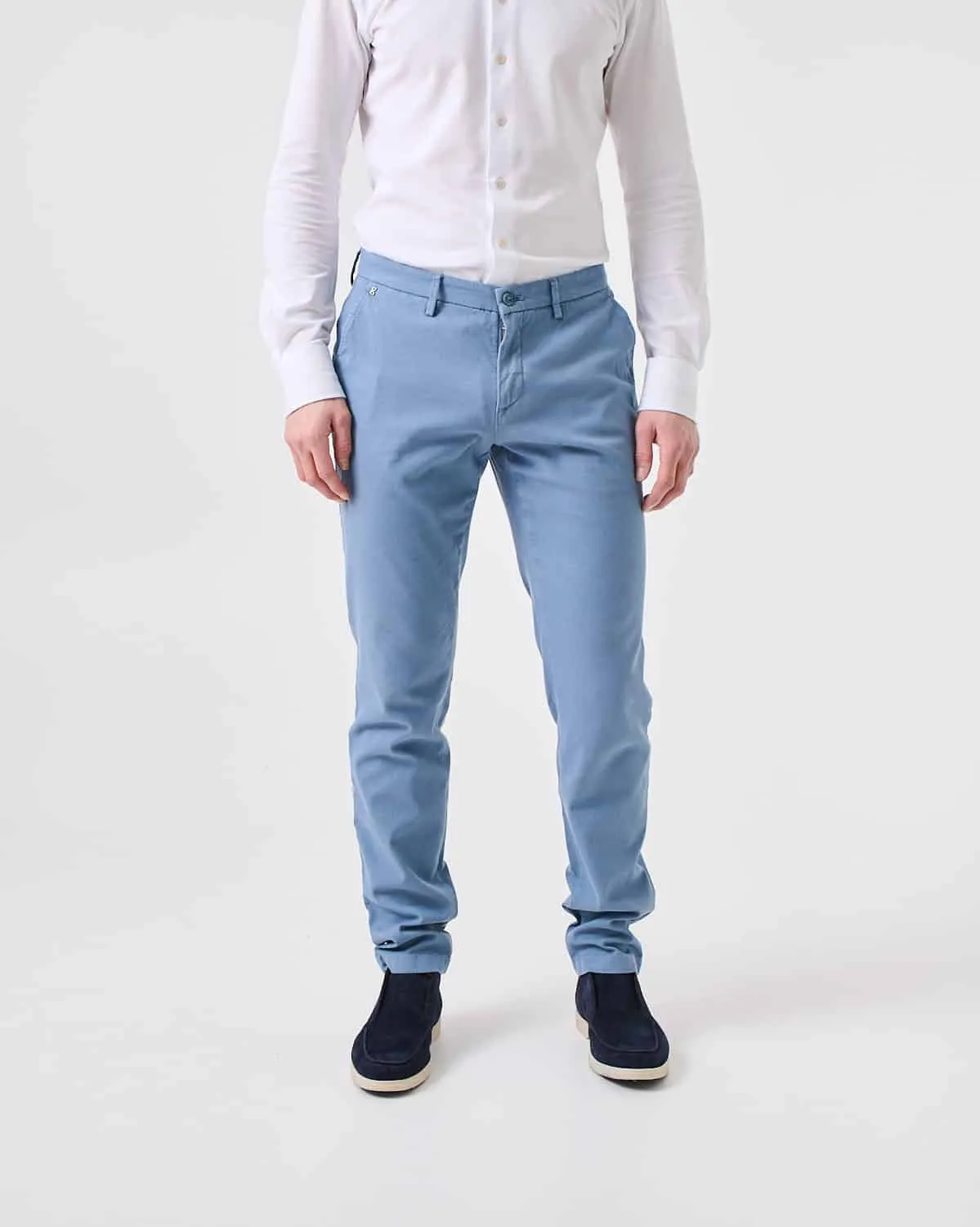 Gardeur Savage 2 blauwe slim fit chino