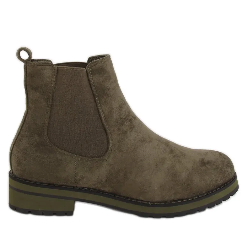 GROENE CHELSEA BOOTS VOOR DAMES F3799 GROEN GROENTE