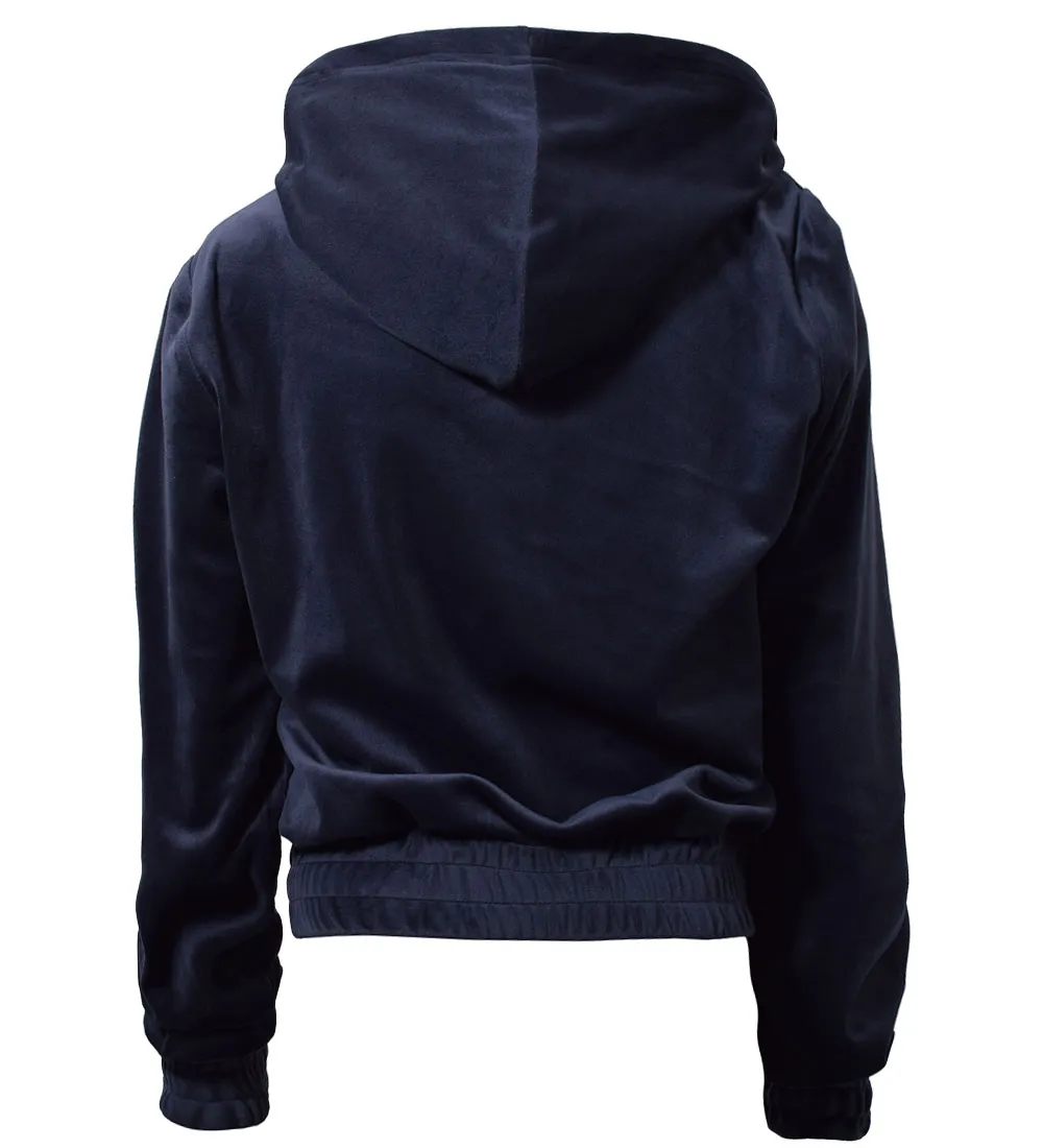 HOUND CARDIGAN  FLUWEEL  NAVY