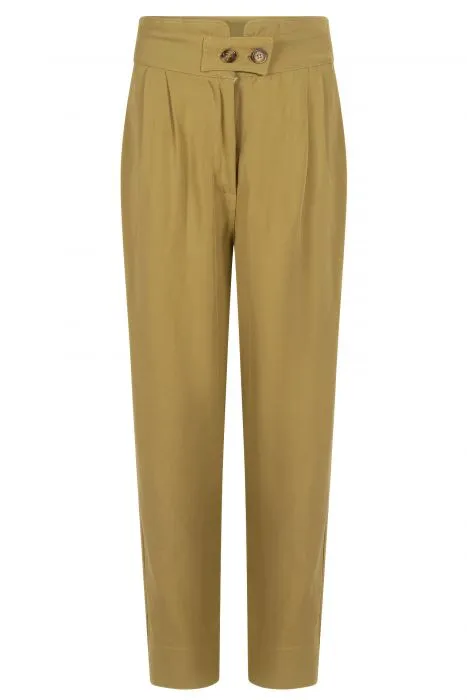Je suis Aimée 7/8 paperbag broek | Givenny