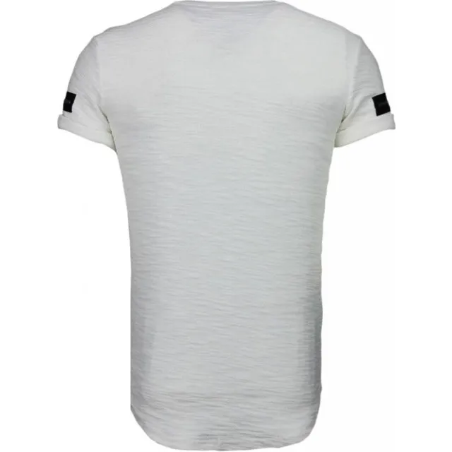 JUSTING ZIPPED CHEST TSHIRT