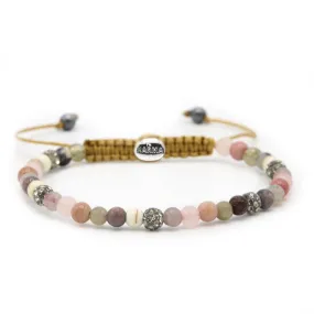 Karma Armband Spiral Secret Summer Grey Crystal