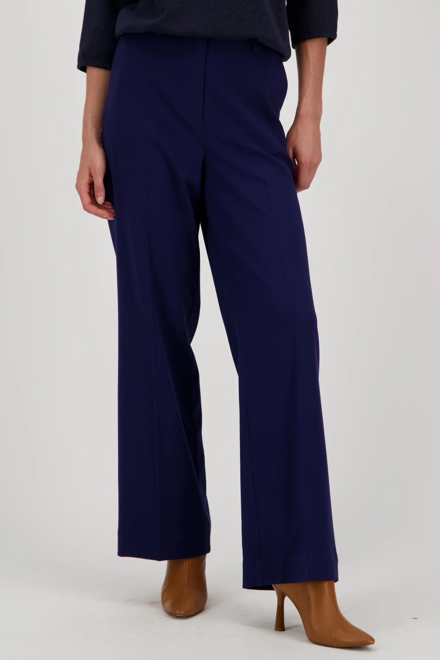 Libelle Donkerblauwe wijde broek