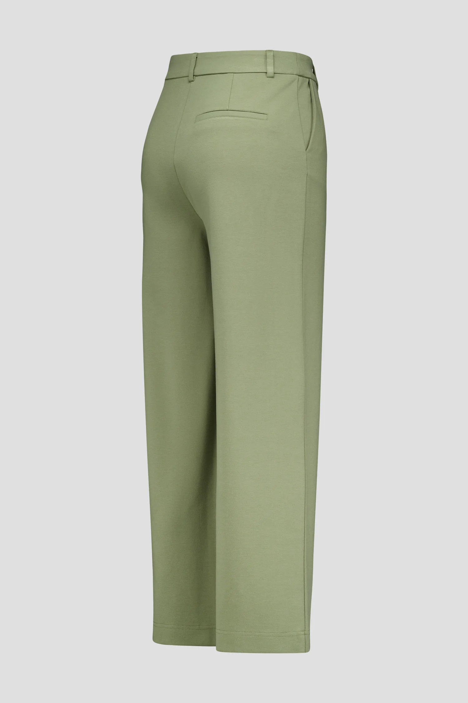 LIBELLE OLIJFGROENE WIJDE BROEK  7/8 LENGTE