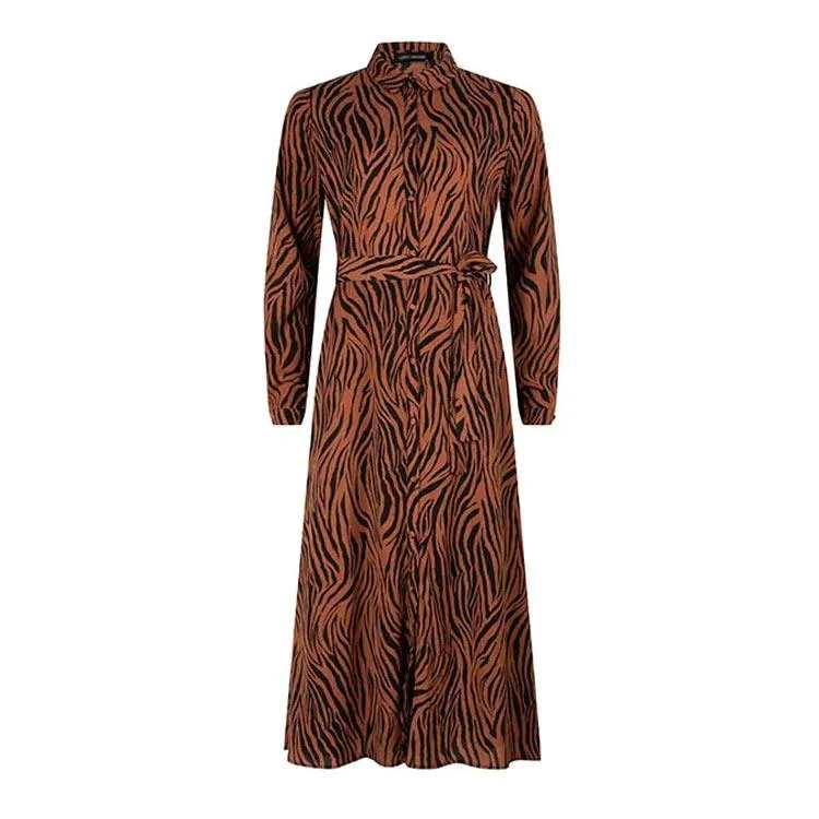 Lofty Manner Dress Kimo mw25 Brown Zebra