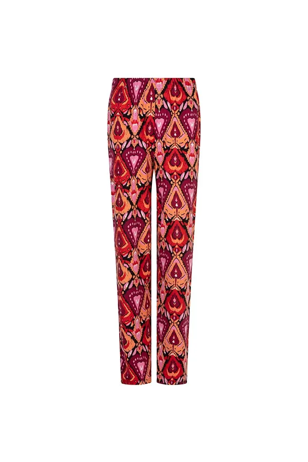   Lofty Manner Rok aubrie Heart ikat print  