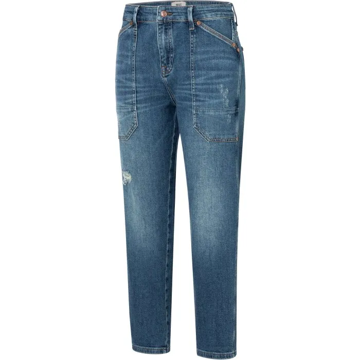 MAC RELAXEDFIT JEANS BLAUW