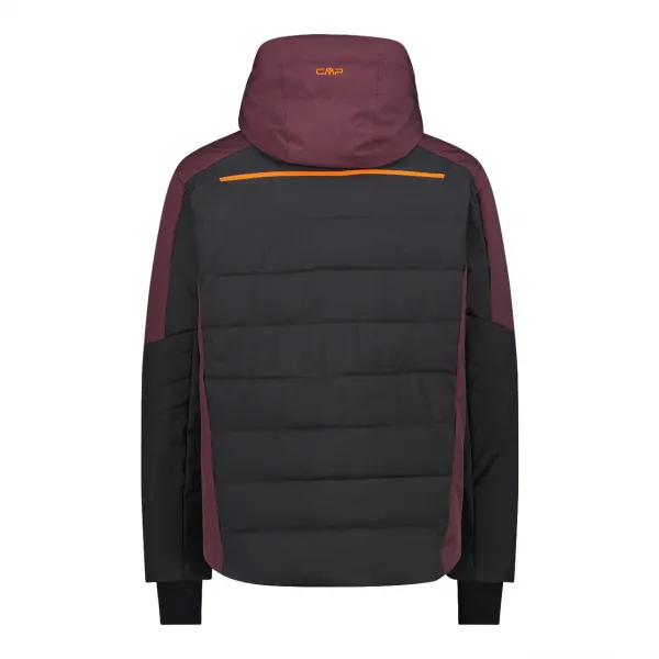 Men Ski Jacket Feel Warm Flat antracite/red