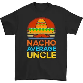 Nacho gemiddelde oom 70s t-shirt