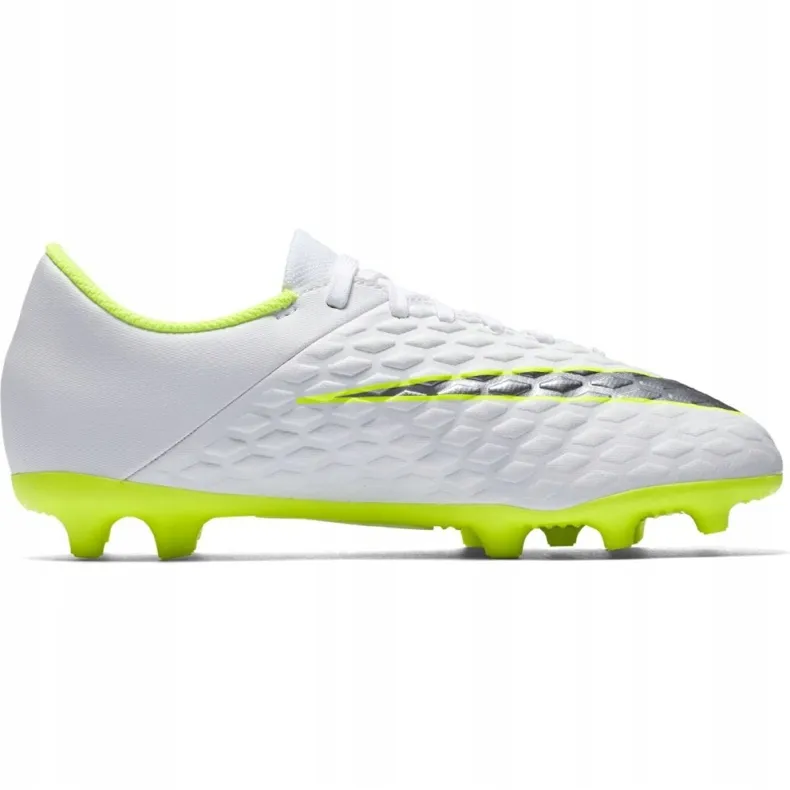 NIKE HYPERVENOM PHANTOM 3CLUB FG JR AJ4146107 VOETBALSCHOENEN WIT