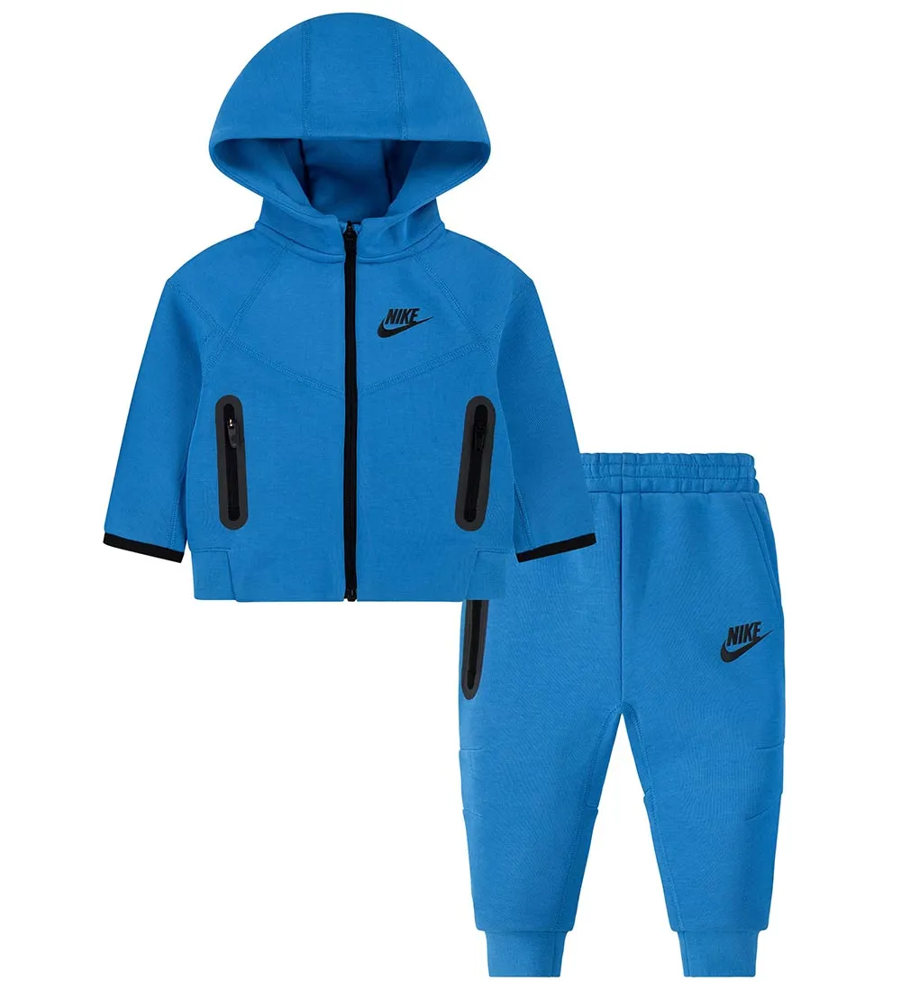 NIKE SET  CARDIGAN/BROEK  LIGHT FOTO BLUE