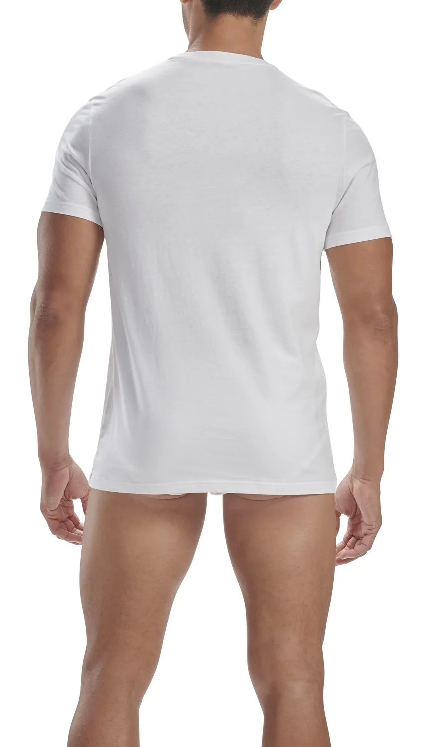 ONDERSHIRT ADIDAS MEN VNECK WHITE (2 PACK)