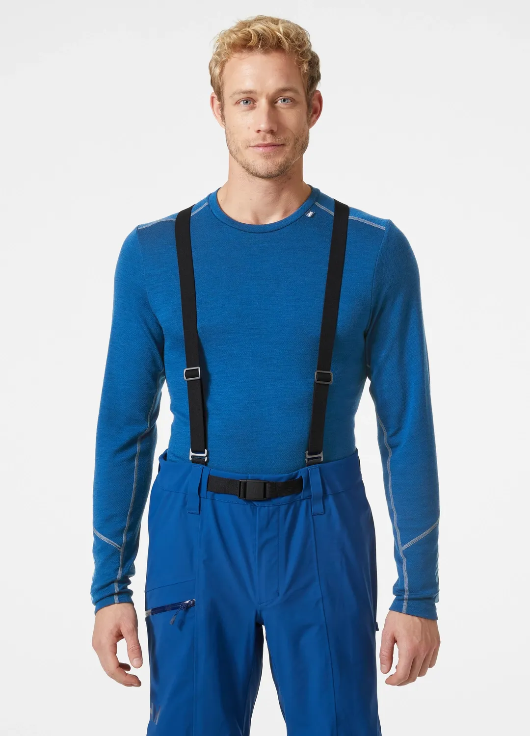Ondershirt Helly Hansen Men Lifa Merino Midweight Crew Deep Fjord