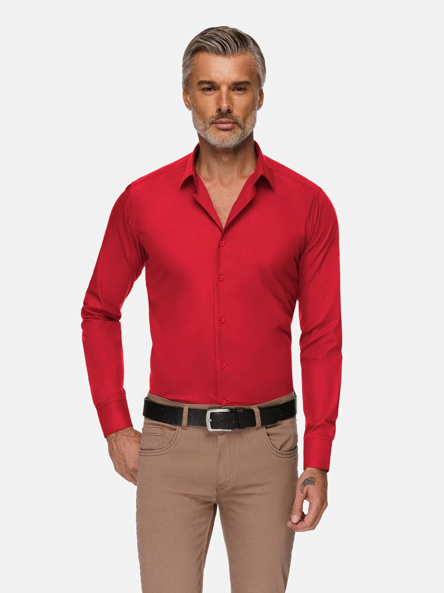 Overhemd Leira Rood