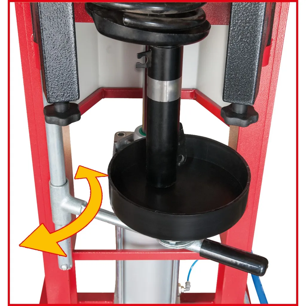 Pneumatische staande veerspanner, max. 10 bar