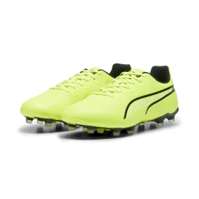 Puma Voetbalschoen King Match FG/AG Geel Heren