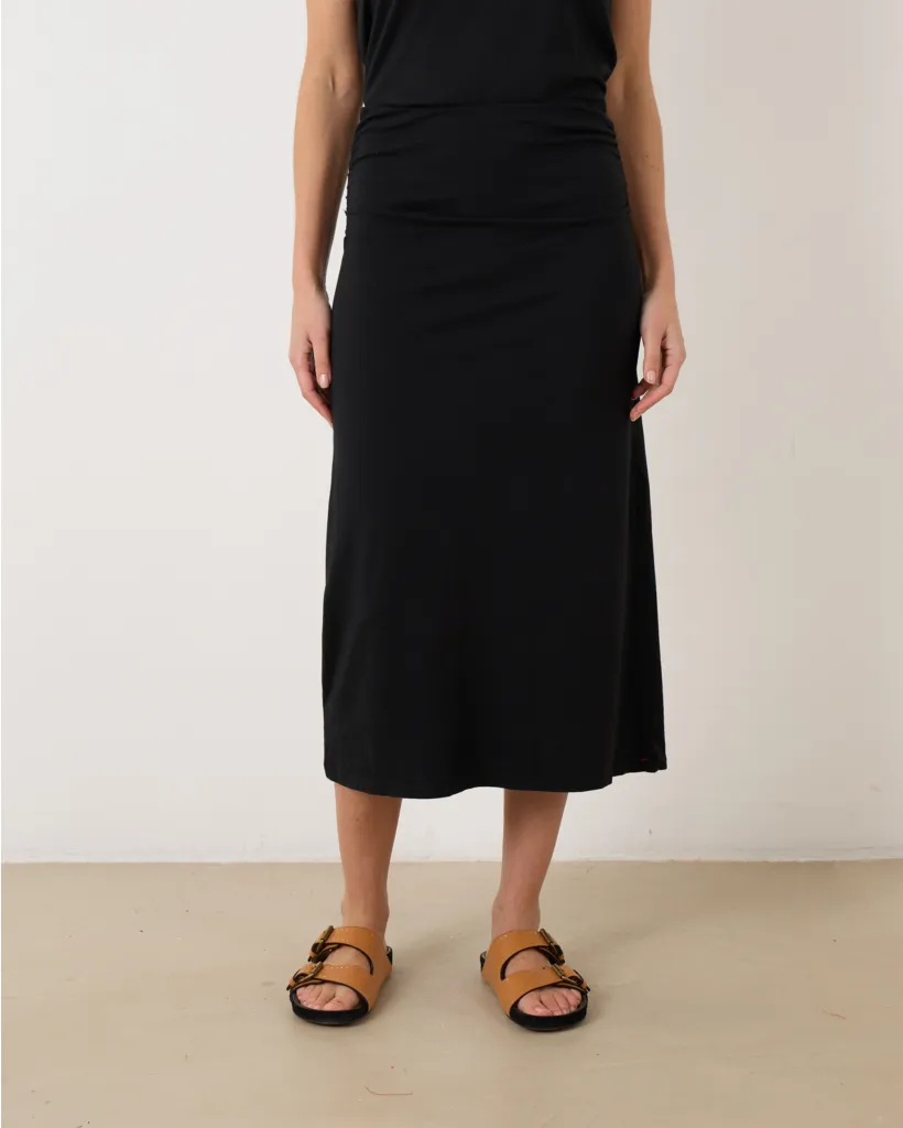 Rok midi recht black