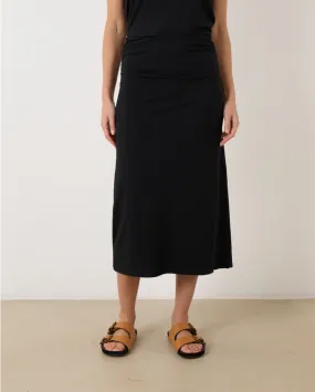 Rok midi recht black