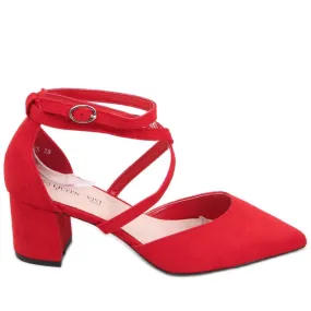 Sandra Rode hoge hakken rood