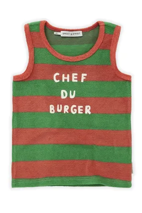 Sproet & Sprout Tanktop boys Chef du Burger