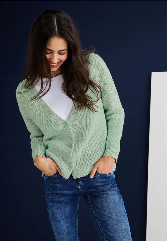 Street One Cardigan met V-hals