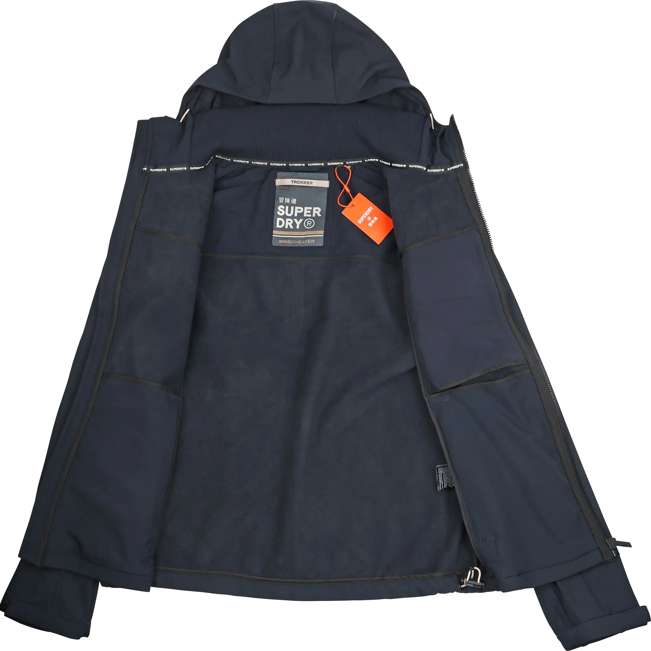 Superdry  Soft Shell Jas Navy