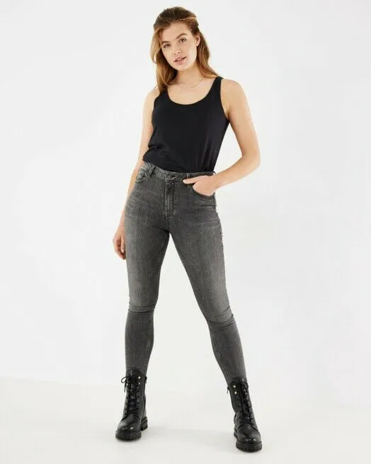 Tanktop Roos zwart