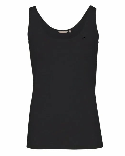 Tanktop Roos zwart