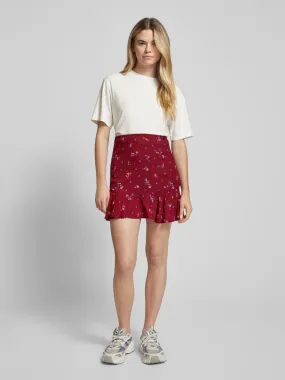 Tommy Jeans Minirok in laagjeslook in bordeaux