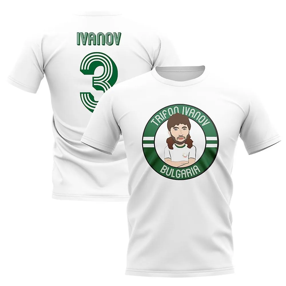 TRIFON IVANOV BULGARIJE ILLUSTRATIE TSHIRT (WIT)