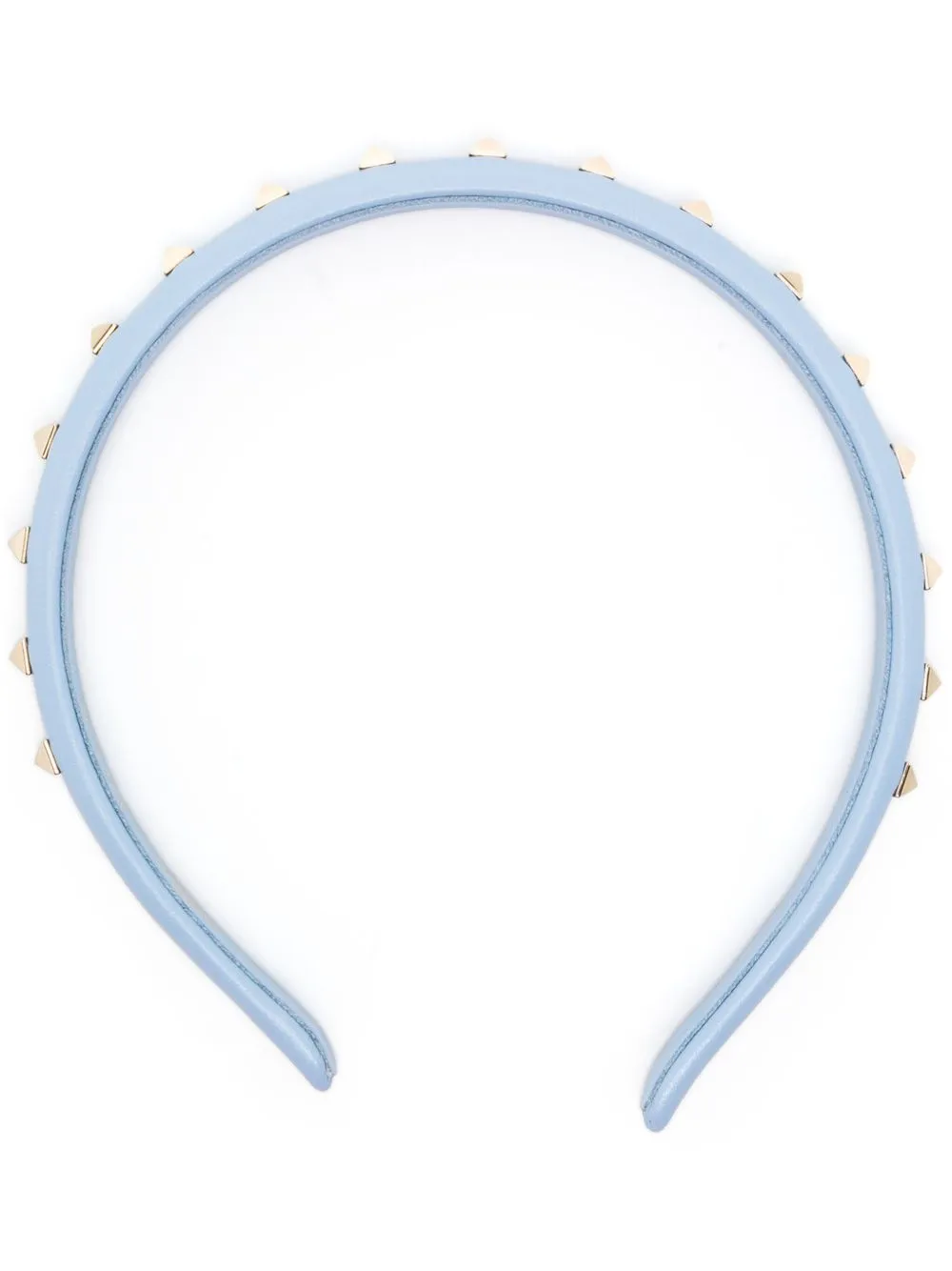 Valentino Garavani Rockstud leren haarband Blauw