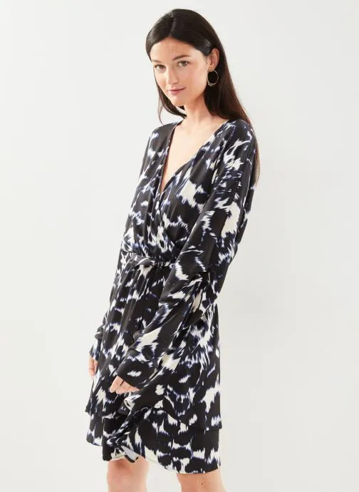      VILA VIZENDAYA LS DRESS/ROU  BLAUW   