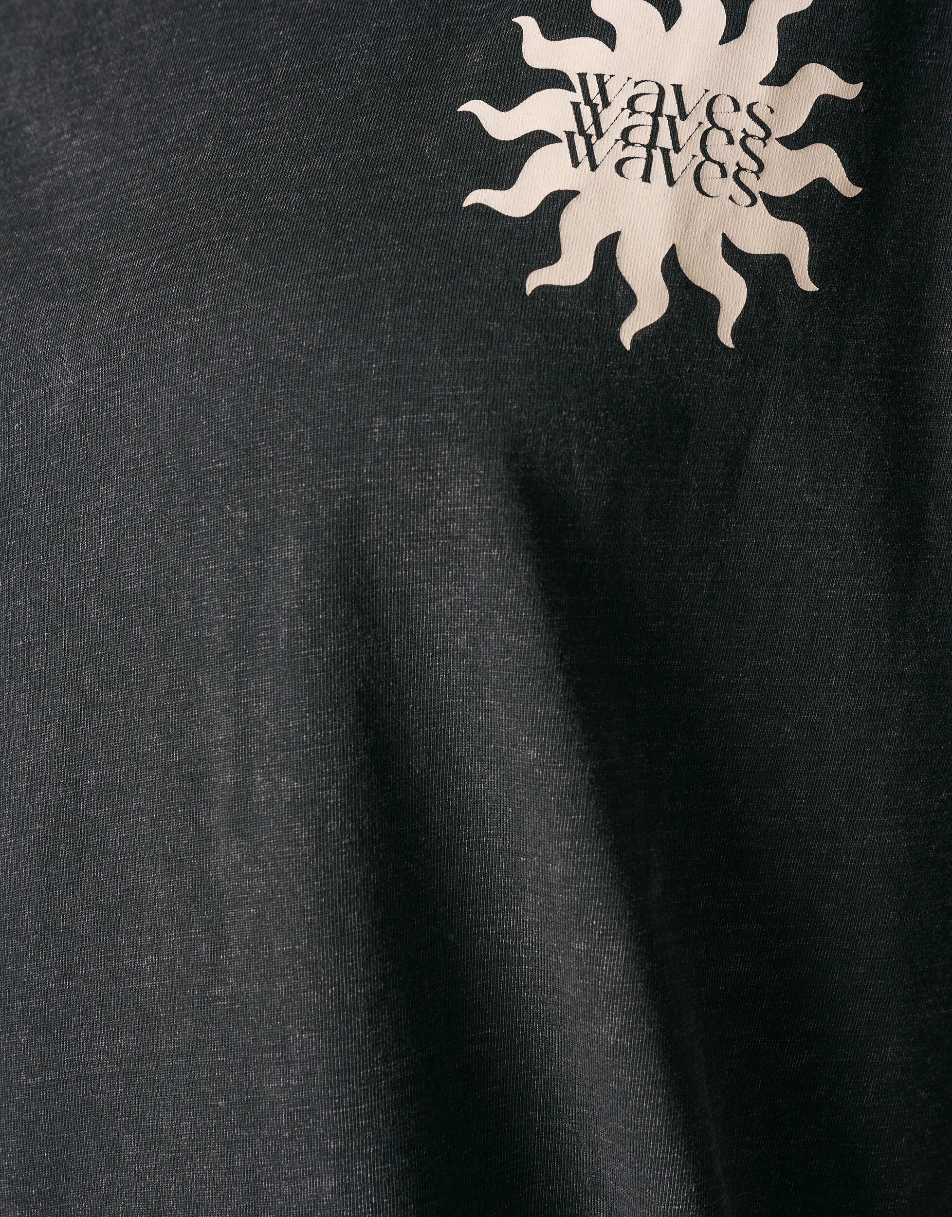WASHED TSHIRT JURK DONKERGRIJS