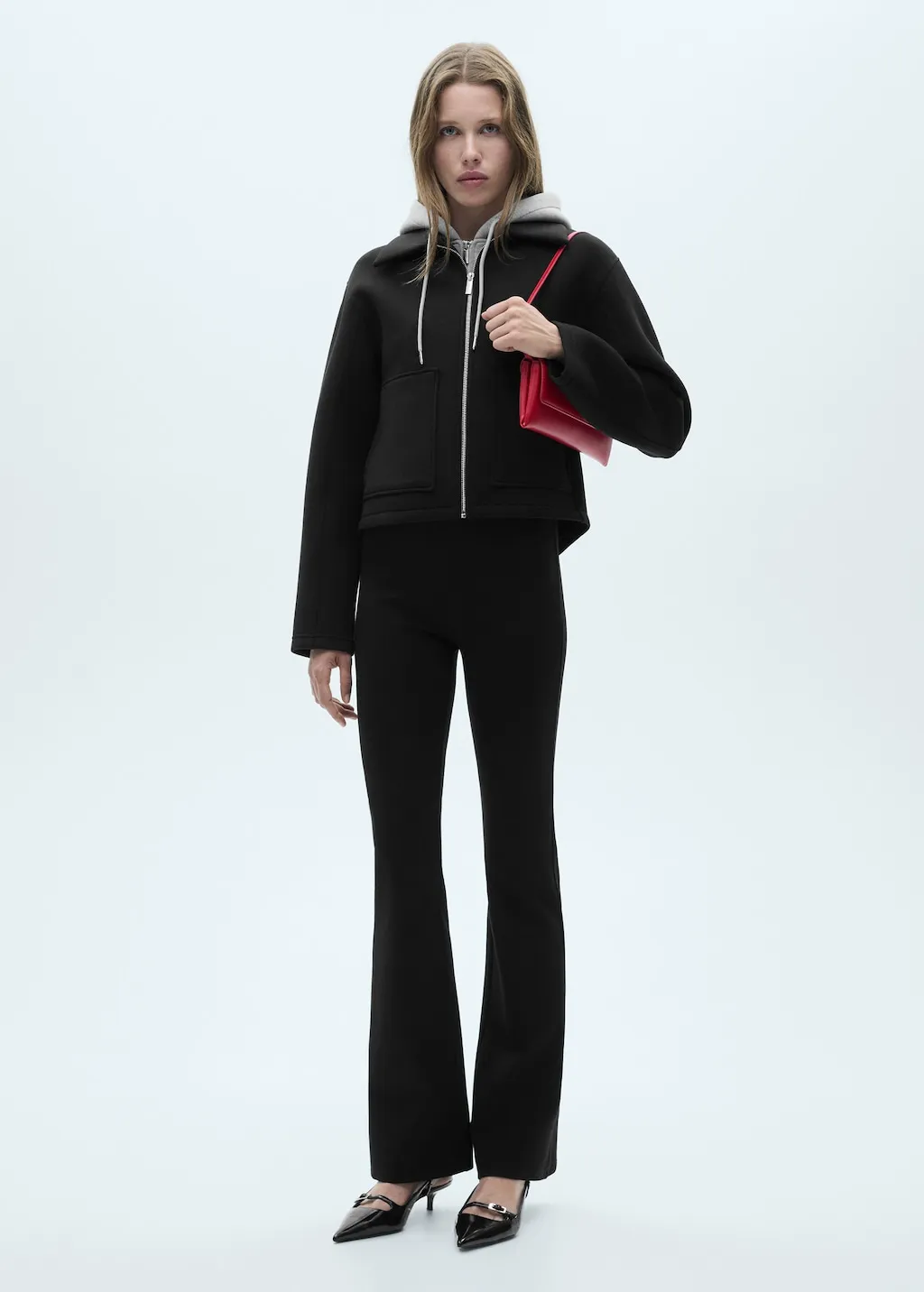 Wijd uitlopende legging