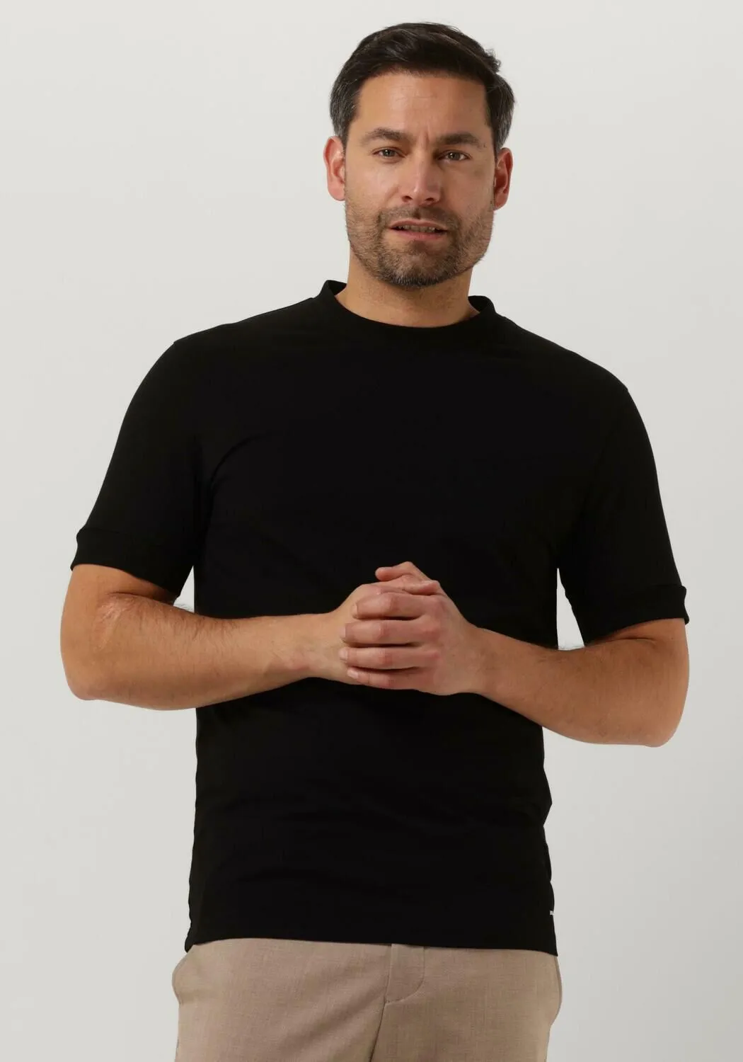 ZWARTE DRYKORN TSHIRT ANTON